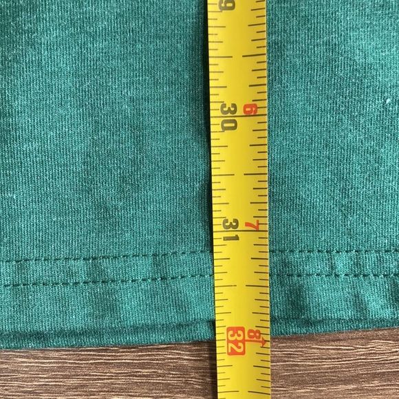 Womens MP | C Green Front Slit Short Sleeve Pocket Tee Medium Dress - Picture 8 of 8